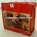 fast supplier D&B checked eco friendly bag